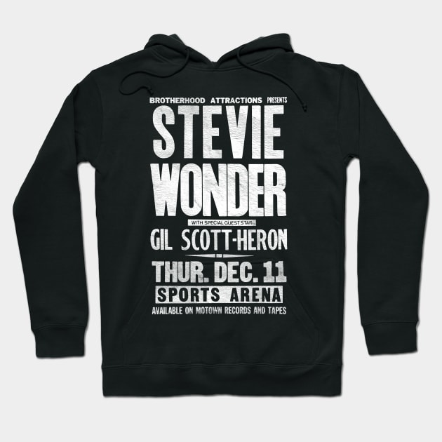 Stevie Wonder / Retro Aesthetic Fan Design Hoodie by DankFutura